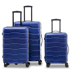 Luggage Sets ABS+PC Hardshell 3pcs Clearance Luggage Hardside Lightweight Durable Suitcase sets Spinner Wheels Suitcase with TSA Lock (20/24/28),