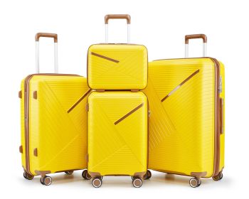 Luggage Sets 4 Piece(14/20/24/28) (Color: as Pic)